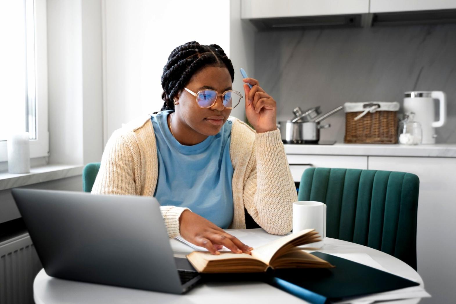 Business professionals reviewing financial reports and discussing analysis strategies